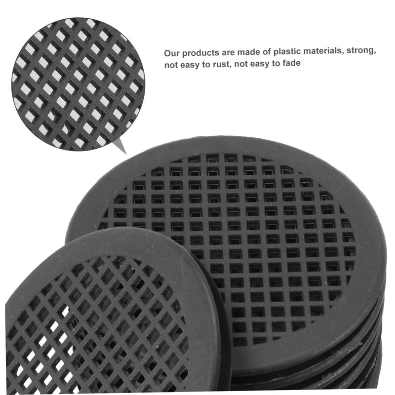 SEWACC 10Pcs Air Vent Hole Plugs for Cabinet Venting Durable
