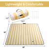 HX&OD Outdoor Picnic Blanket Extra Large, 80''*60'' Waterproof Picnic Mat