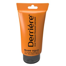 WOW Lubricante ntimo masculino y femenino Derriere, base agua en gel, textura lechosa de larga duracin 60 ml                                          