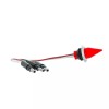 United Pacific 34842 4LED Dual Function Mini Spike Red Light