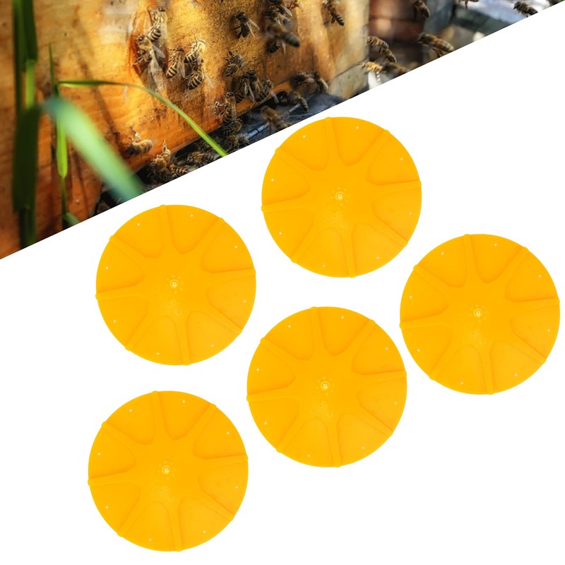 Beekeeping Supplies Reusable 5 Piece 8-Way Bee Escape Equipment for
