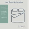 Pointehaven Heavy Weight Flannel Cotton Sheet Set, King, Linen