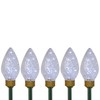 Northlight LED Lighted C9 Style Christmas Pathway Lawn Stakes -