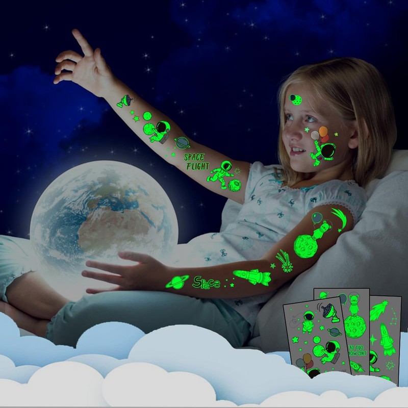 Space Children's Tattoo