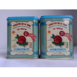 Pimenton De La Vera Sweet Set of 2 Tins 2.5 Oz/ 70 G Each