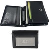 JLDAdornGo Wallet for Men RFID Slim Bifold Genuine Cattle Leather