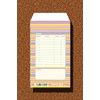 月謝袋 マルチボーダー ピンク 10枚