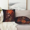 Abucaky Pillowcase Set of 2 African American Black Woman Throw