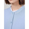 SMILING PINKER Women Cardigan Thick Warm Crew Neck Button Down