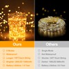 Extra-long 288FT 800LED Solar Fairy String Lights, 4-Pack 72FT 200