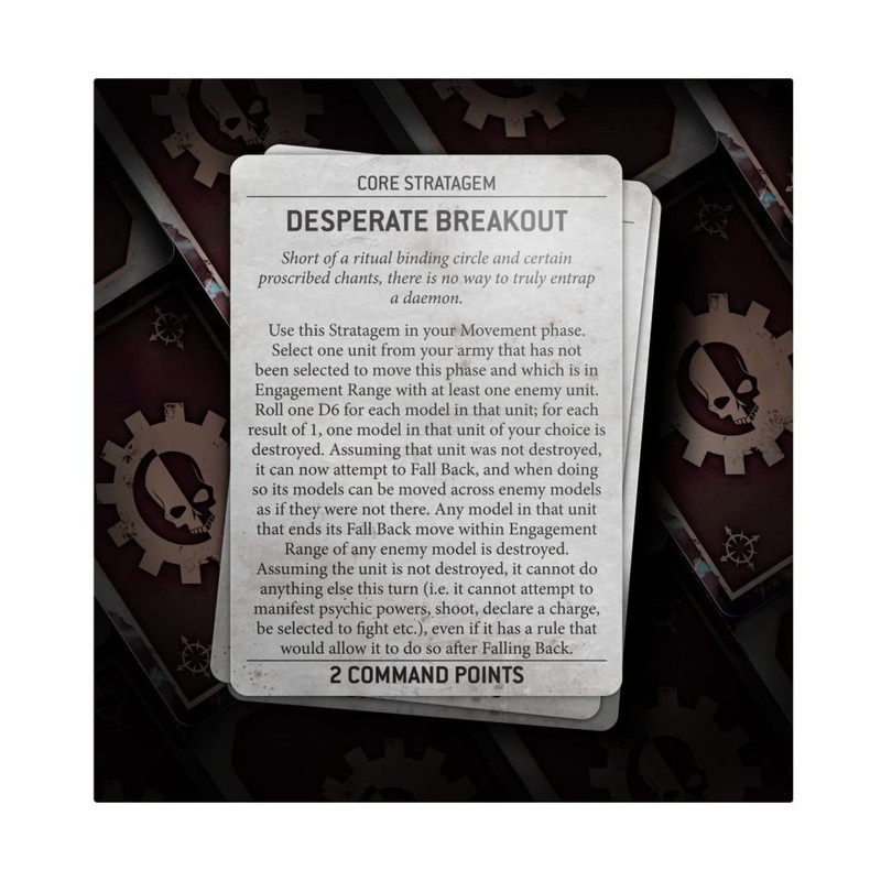 Games Workshop - Warhammer 40,000 - Datacards: Chaos Daemons