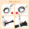 RICISUNG Cable Tie Holder Set of 2, Luminous Zip Tie