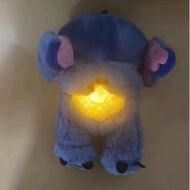 Breathing Animal Plushie -Soothing plushie with realisticbreathing, lights and music thatrelieves anxiety:_blue