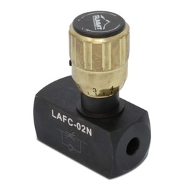 Hydraulic Flow Control Valve w/Free Reverse Flow, 1/8" NPT Ports
