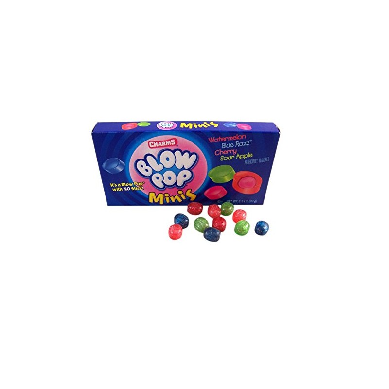 Charms Blow Pops Minis Theater Box, 3.5 oz (Single -