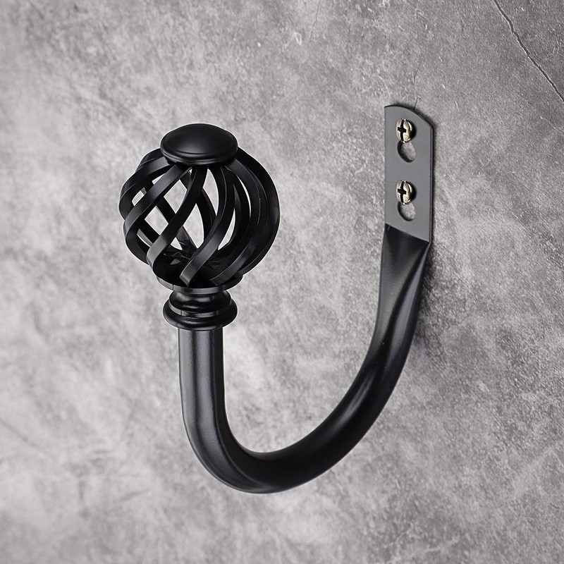 BSTKEY A Pair of Nest Modeling Metal Curtain Hooks -