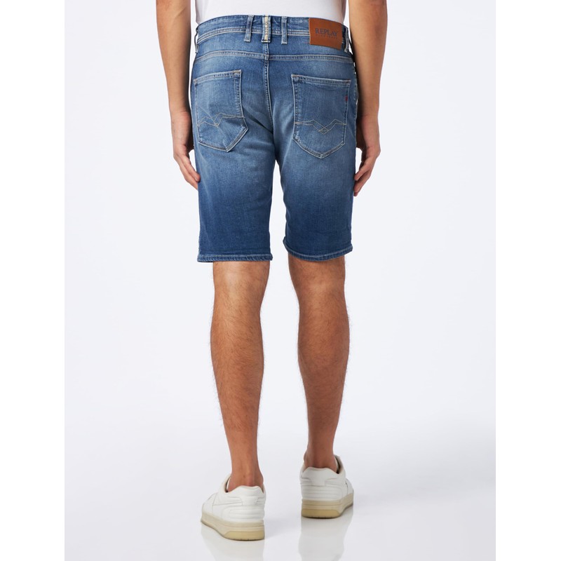REPLAY Men's MA981Y Rbj.901 Short Denim, Medium Blue 009-1, 31W