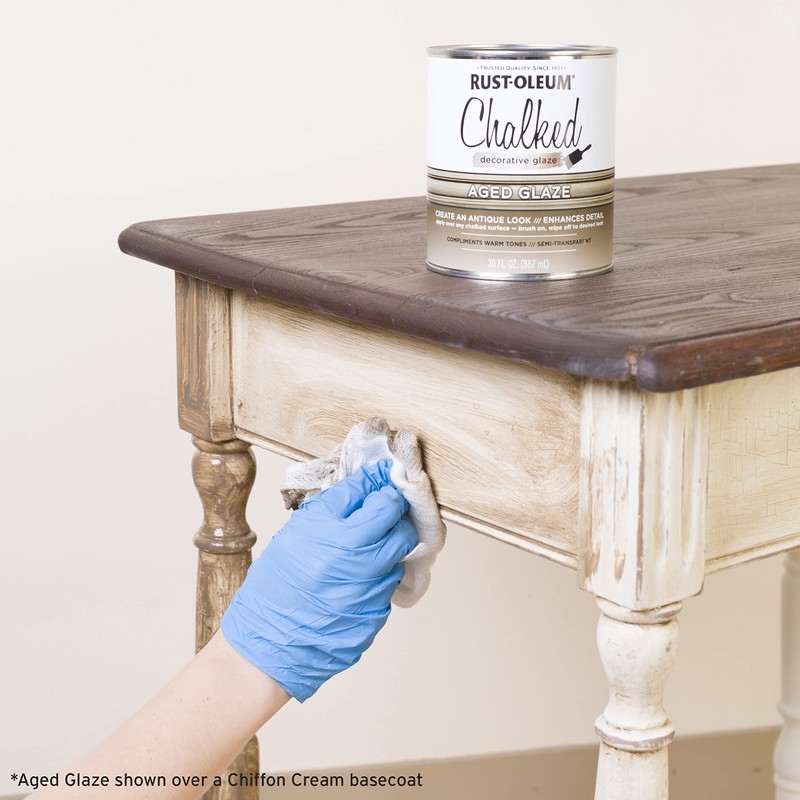 Rust-Oleum 315881 Chalked Decorative Glaze, 30 oz, 30 Fl Oz