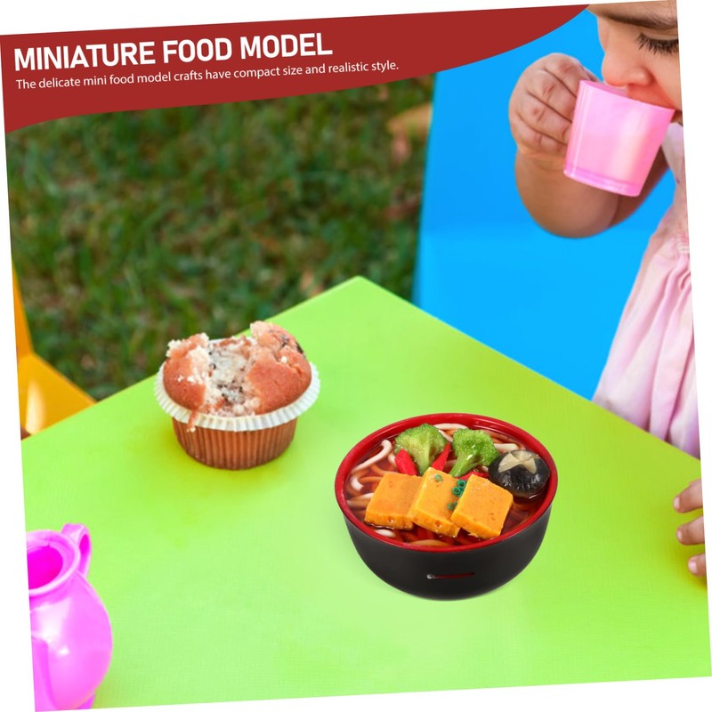 CIYODO Realistic Fake Noodle Model Decorative Food Prop for Photography