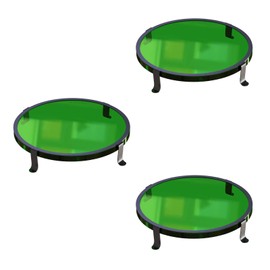 GOODSMANN Color Filter 3 PCS Transparent Lenses 2 Inch Correction Lens for MR16 Bulbs Low Voltage Outdoor Landscape Decorate Lighting 3520 (Green)