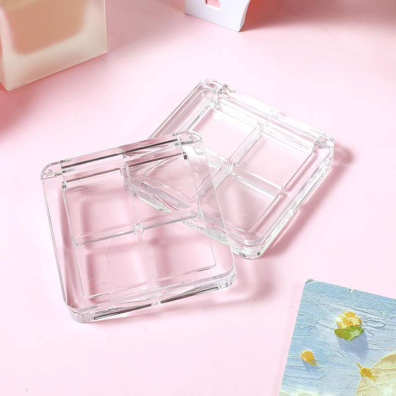 BOHUIZ 2 Pcs Empty Makeup Palette, Empty Lipstick Palette Empty