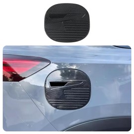 KELEIMAI Car Accessories Fit for Nissan New Rogue 2021 2022 2023 2024 Fuel Gas Door Tap Tank Cover Trim (Carbon Fiber Style) 1PCS ABS