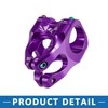 A ABSOPRO Mountain Bike Stem Handlebar 35mm Aluminium Alloy Purple