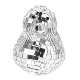 iplusmile Reflective Disco Ball Duck Ornament for Home Office for Weddings Festivals Gatherings Adds Fun to Any Space