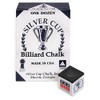 SILVER CUP Billiard CHALK - ONE DOZEN (Black)
