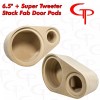 GP Car Audio Flush Mount 6.5 inch + Super Tweeter