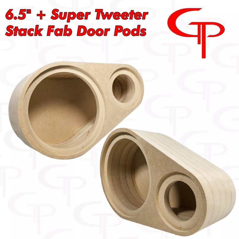 GP Car Audio Flush Mount 6.5 inch + Super Tweeter