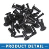 A ABSOPRO Screw Rivets Trunk Fender Retainer Clip 8mm Plastic