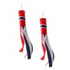 2 Pack Norway Norwegians WindSock Flag,Stripes Wind Socks For Yard