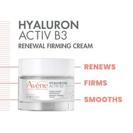 AVENE Hyaluron Activ B3 Crema, Regeneracin celular con Niacinamida y cido Hialurnico, Hidratacin 24h, 50ml                                            