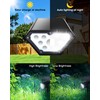Biling Solar Spot Lights Outdoor, 2-in-1 Solar Landscape Lights 12