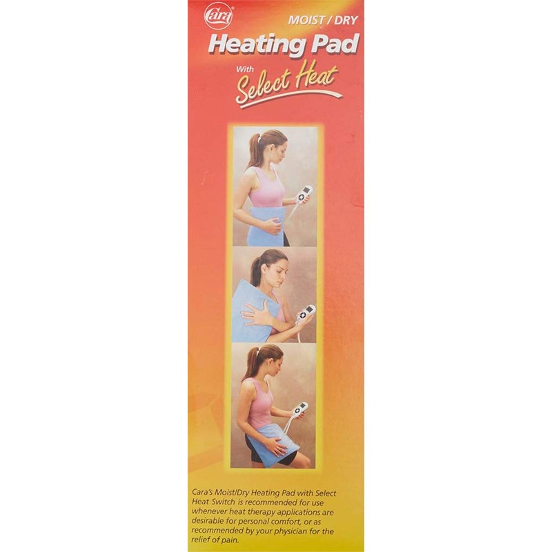 Cara Moist/Dry Heating Pad With Select Heat