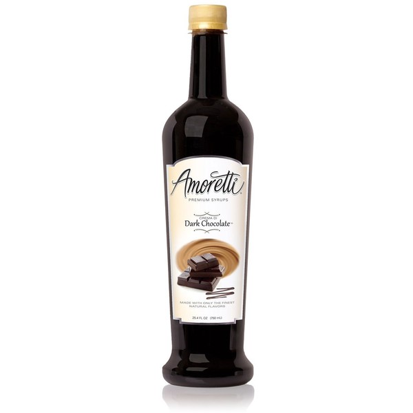Amoretti Premium Syrup, Crema Di Dark Chocolate, 25.4 Ounce