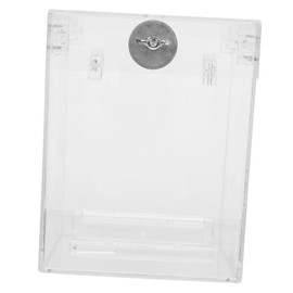 CORHAD 1Pc Parrot Shower Box Transparent Bird Bath for Cage Accessories Bird Bathroom Fun and Safe Bathing for Parakeets and Budgies for Indoor Use