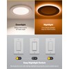 Sunco 6 Inch LED Recessed Light with Night Light, Canless