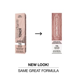 Color Charm COLORCHARM Permanent Crme Toner| Free of Animal-Derivied Ingredients| Parabens Free| Gluten Free| T96 Muted Rose| 2 Fl Oz