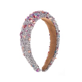 Ever Fairy Women's Headband Rhinestone Headband Women Bling Diamond Padded Headband Glitter Sparkle Headbands Fashion Headbands Hair Accessories Gifts For Women Girls