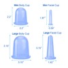 500-miles Cupping Therapy Sets 7Pcs Silicone Anti Cellulite Cup Vacuum