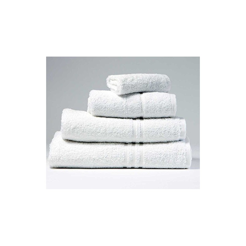 Blue Label 500gsm Plain White Bath Sheet (SEE SIZE OPTIONS)