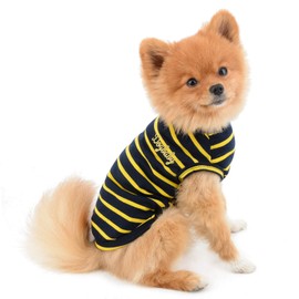 PAIDEFUL Small Dog Cat Boy Girl Summer Classic Striped Breathable Cotton Sleeveless Clothes Chihuahua Yorkshire