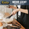 Eddeas Silicone Whisk,Whisk Non Scratch Whisk for Nonstick Cookware, 5+7+9+11in