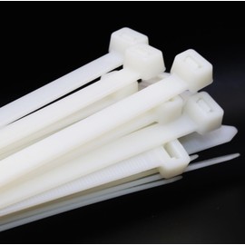24 inch Zip Ties Heavy Duty outdoor use Extra Long Cable Ties White 100 pcs 120 lbs thick plastic Ziptie