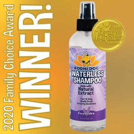 New Waterless Dog Shampoo | Natural Dry Shampoo for Dogs or Cats No Rinse Required | Made with Natural Extracts | Vet Approved Treatment - Made in USA