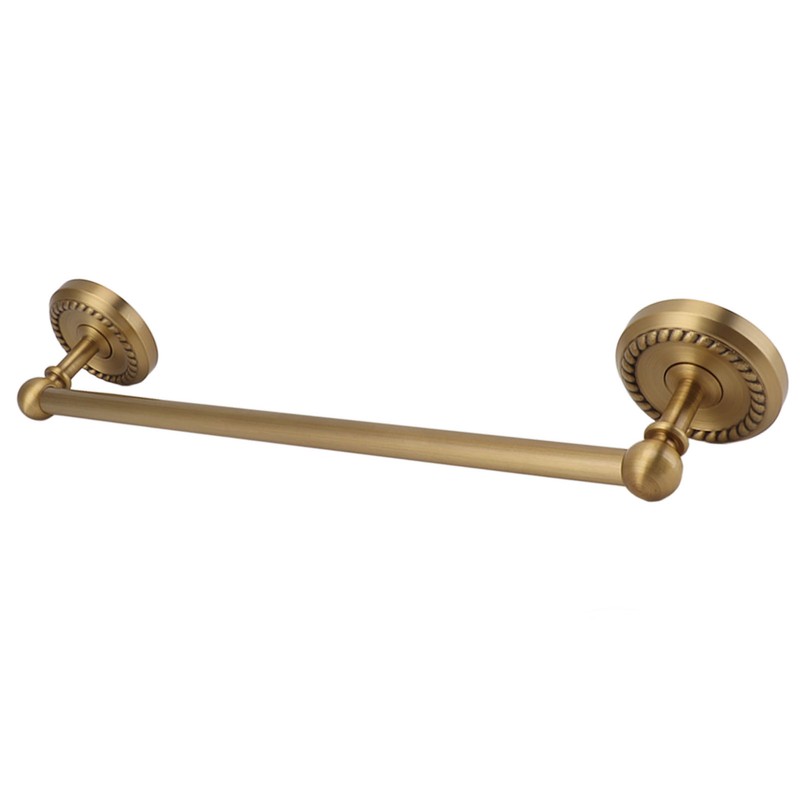 All Copper Bathroom Towel Bar European Style Wall Mounted Towel
