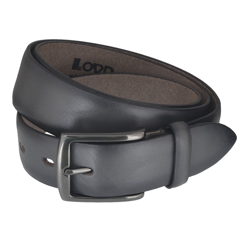 Lloyd 6838 Men's Leather Belt, Length: 105 cm, Grey, gray