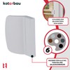 KOTARBAU Balcony Door Catch Practical Plastic Safe Smoking Terraces Door